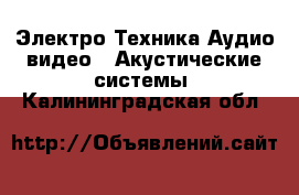 Электро-Техника Аудио-видео - Акустические системы. Калининградская обл.